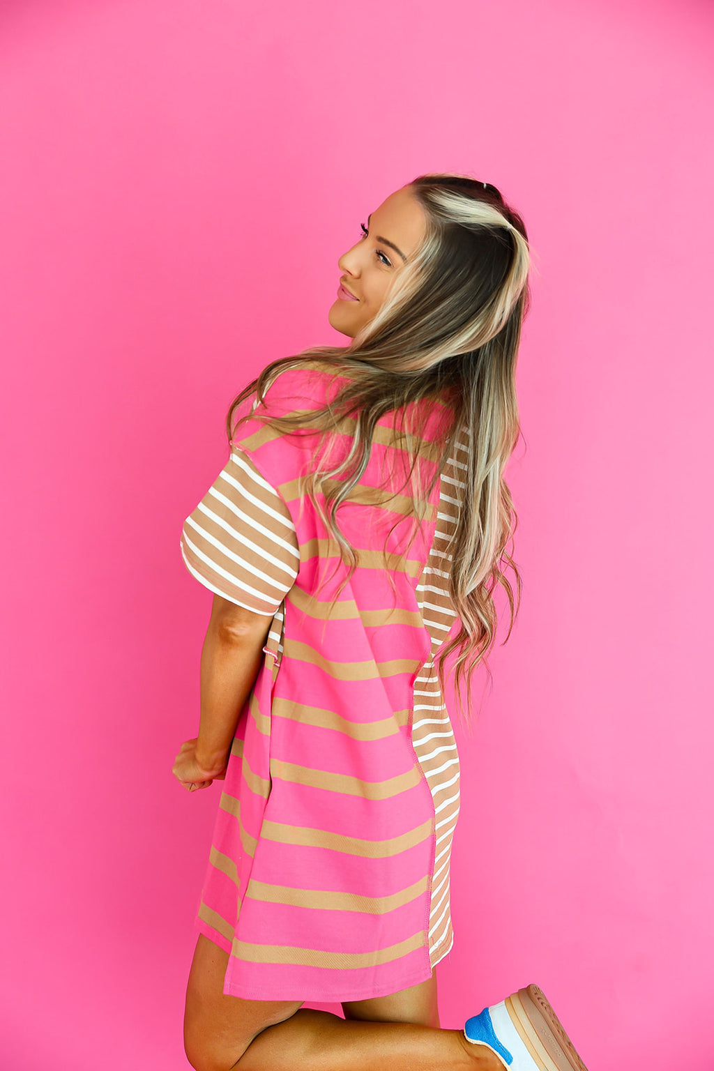 Celebration Stripes Dress
