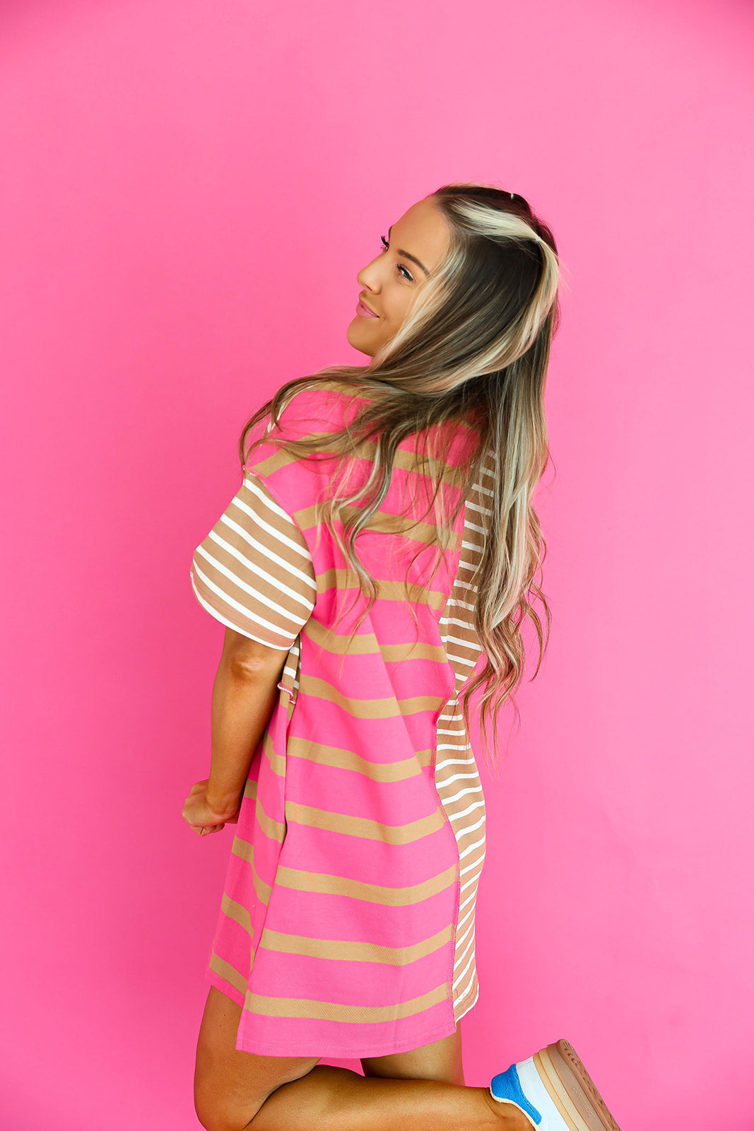 Celebration Stripes Dress