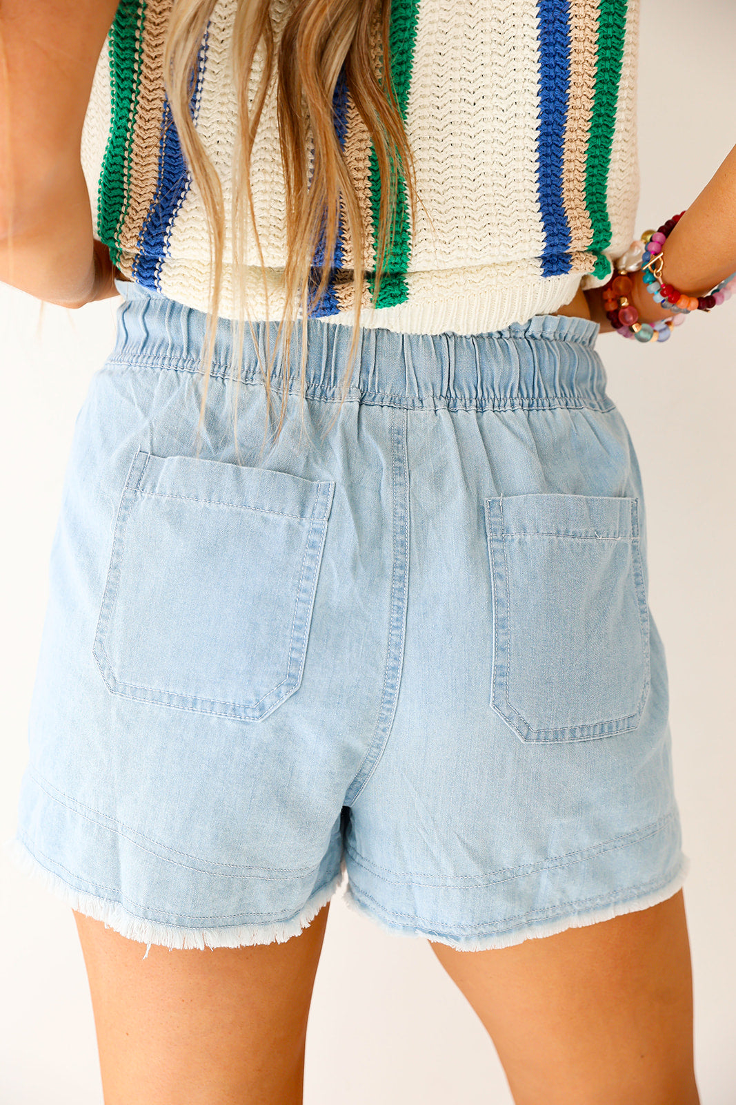 Easy Breezy Chambray Shorts