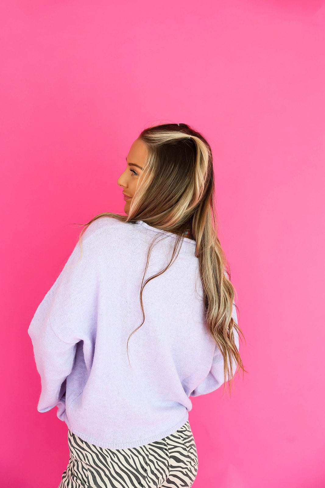 Cozy On Up Cardigan- Lavender