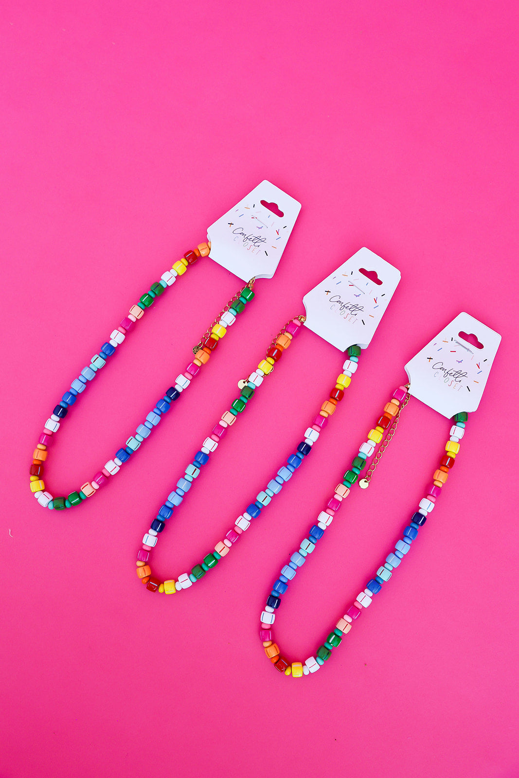Confetti Closet Anniversary Gemstone Necklace