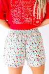 Floral Galore Boxer Shorts-Red Combo