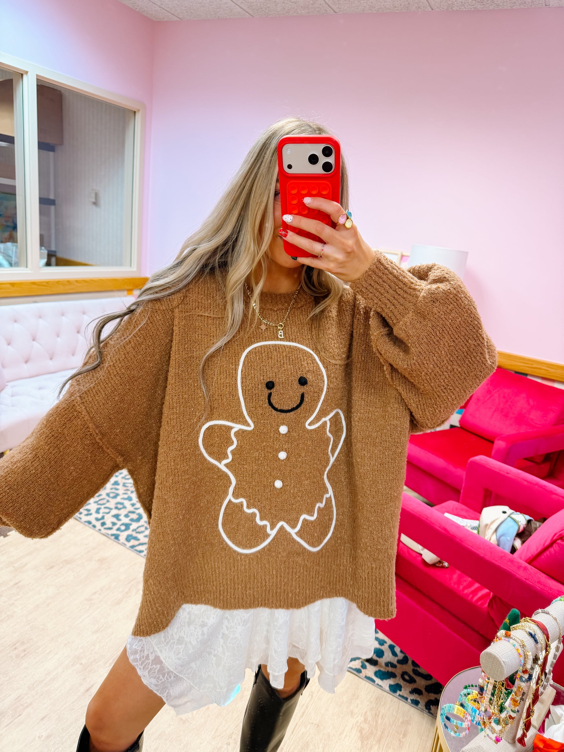 Gingerbread Dreams Sweater