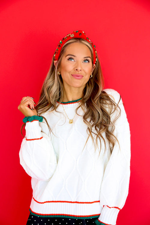 Holiday Trimmings Sweater