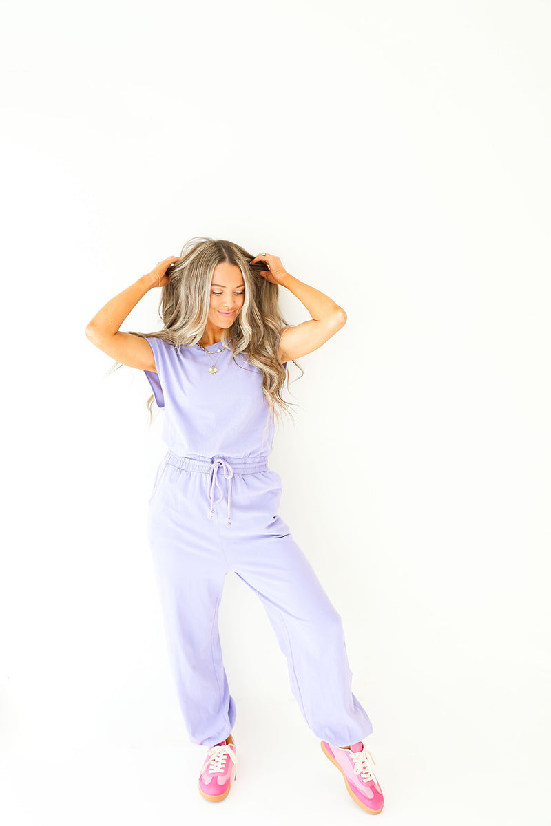 Walking In Wisteria Jumpsuit
