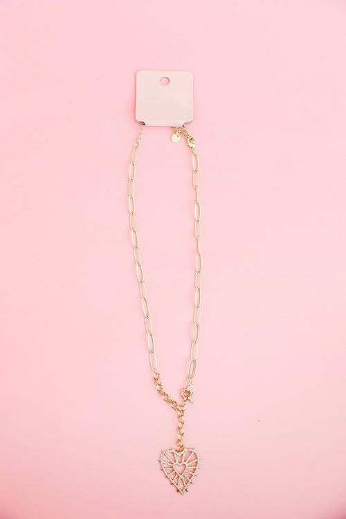 Lace Heart Necklace