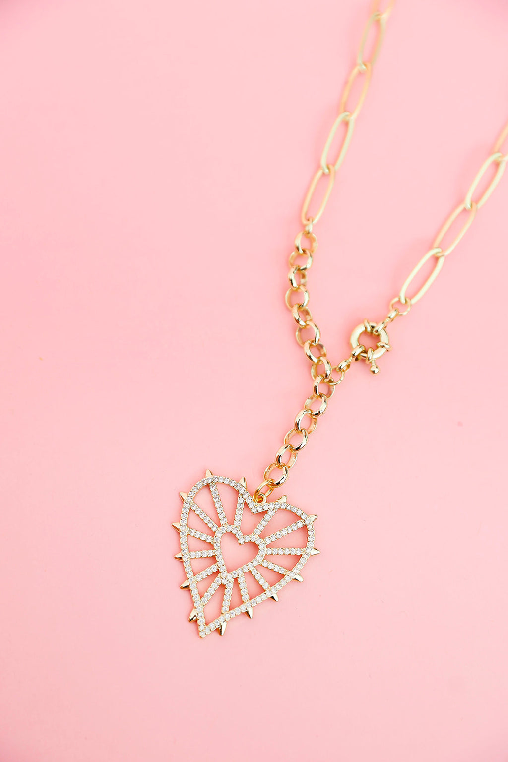 Lace Heart Necklace