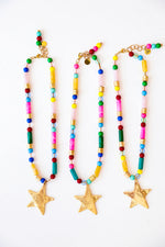 Super Star Rainbow Beaded Necklace Restock