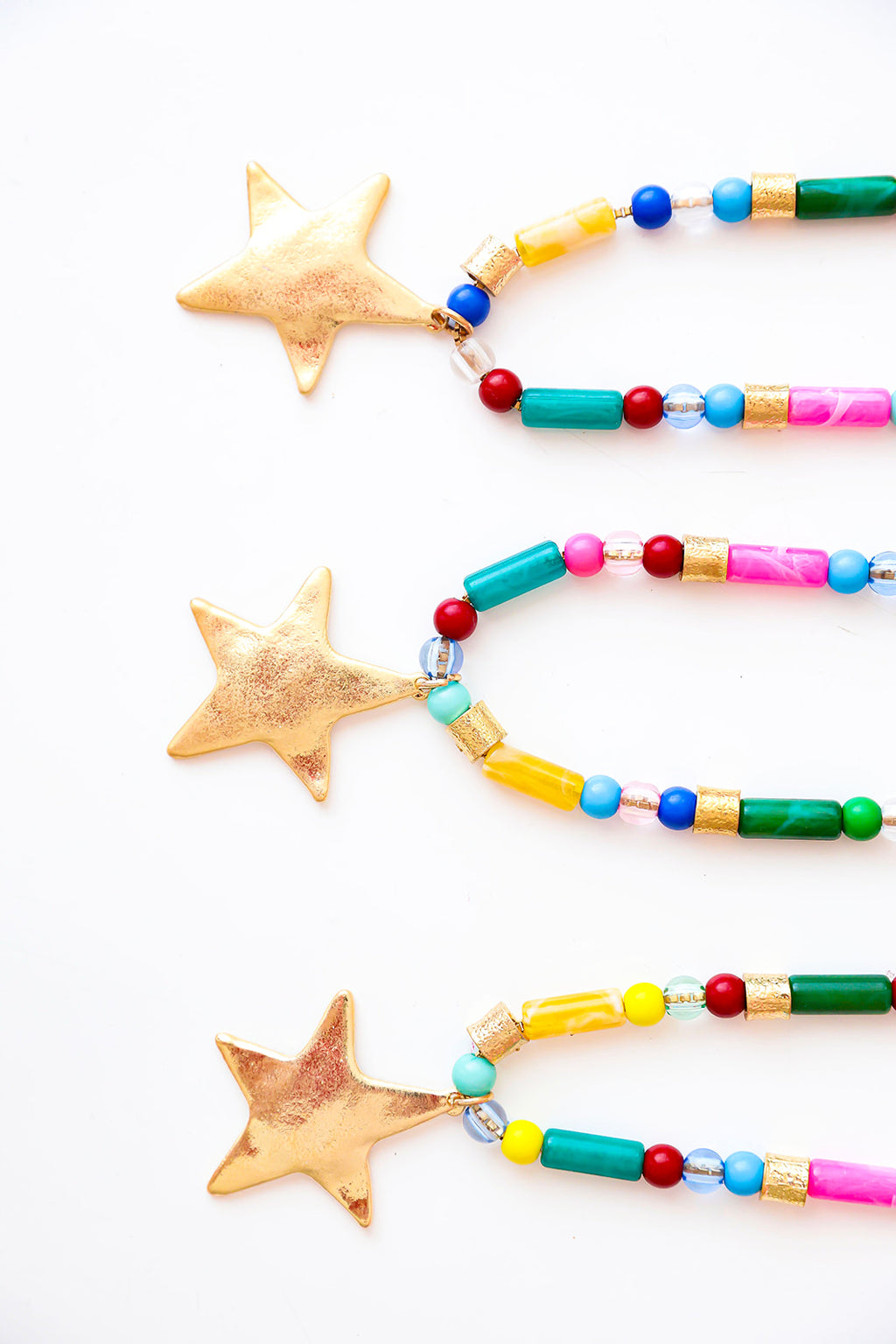 Super Star Rainbow Beaded Necklace Restock