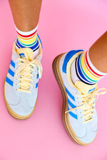 Rainbow Bright Crew Sock