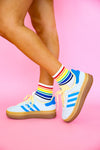Rainbow Bright Crew Sock