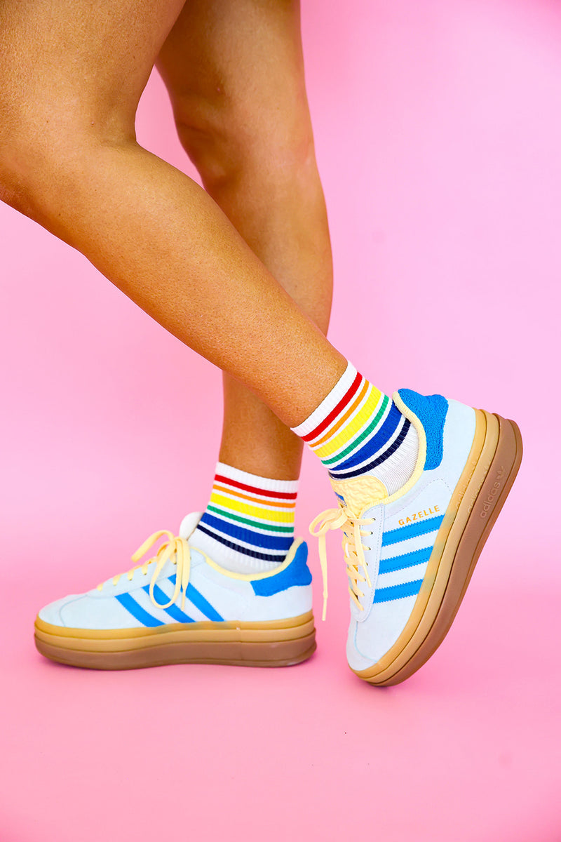 Rainbow Bright Crew Sock