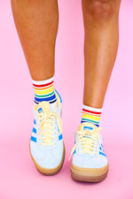 Rainbow Bright Crew Sock