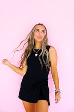 Power Move Tie Front Romper