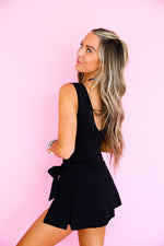 Power Move Tie Front Romper