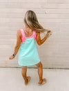 Step It Up Athletic Dress-Mint