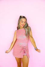 Backyard Babe Tie Front Romper