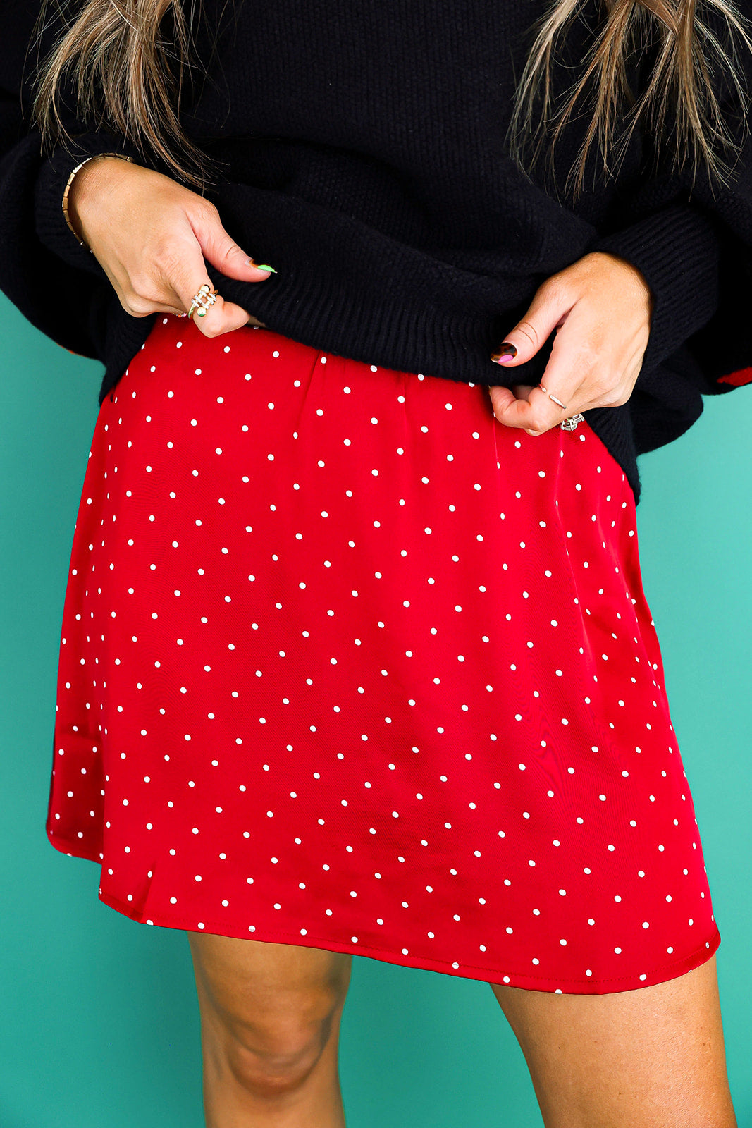 Spotted in Cheer Skort – Red