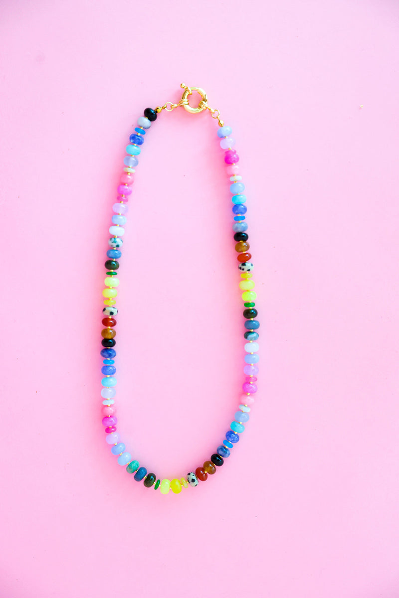 Shades Of Fun Gemstone Necklace