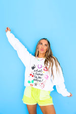 What A Time To Be Alive Sweatshirt - White