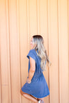 The Essentials Dress-Navy Blue