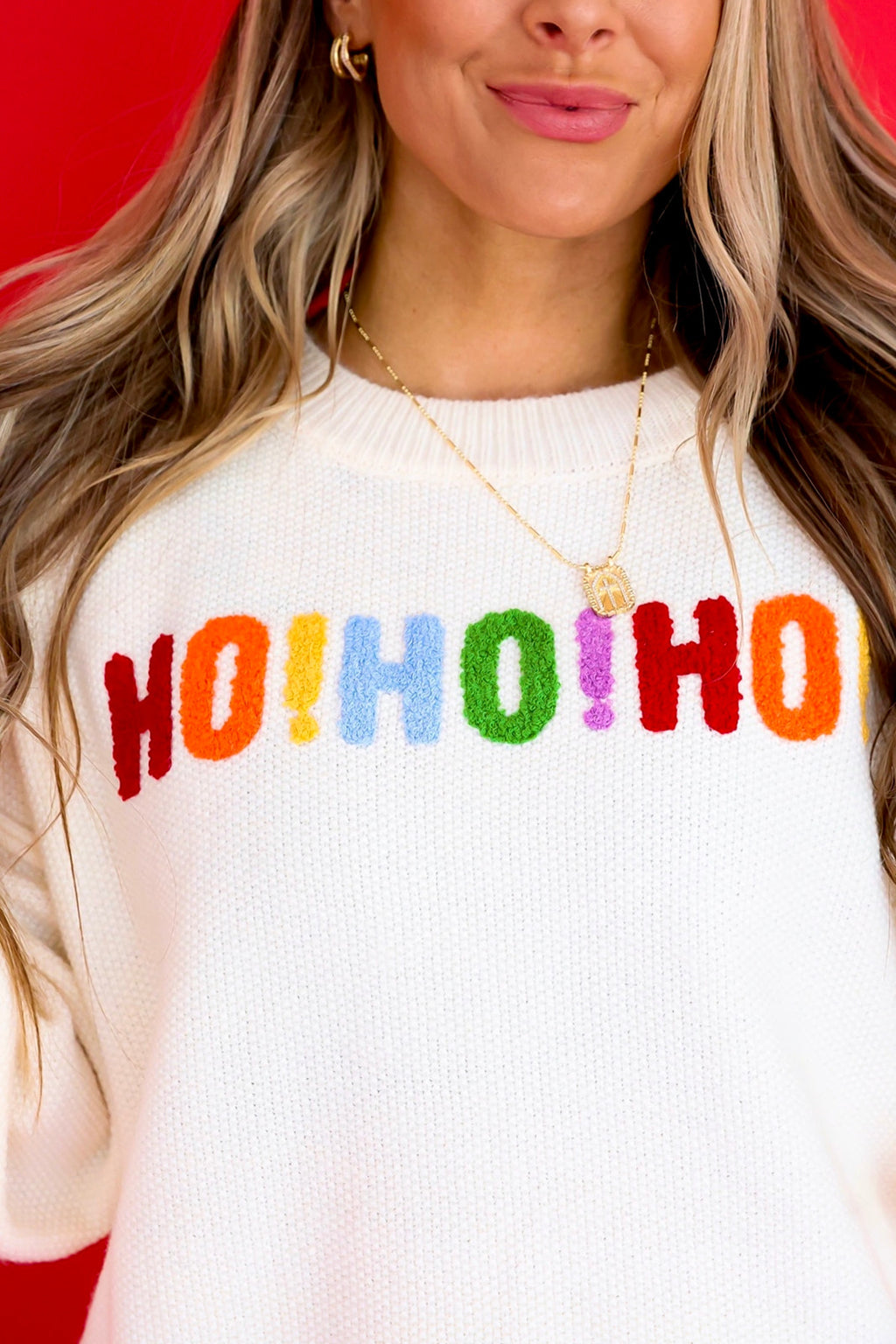 Merry Christmas Sweater – Ivory