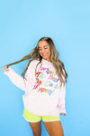 What's The Best That Could Happen Sweatshirt- Pink