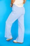 Check Me Out Blue Gingham Boxer Pants