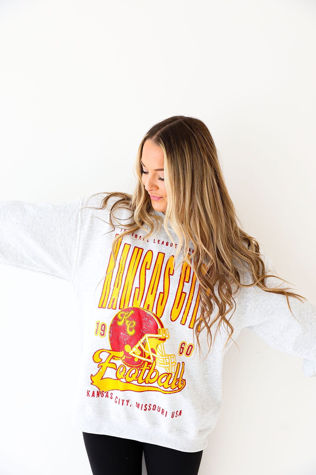 90's Vintage Oversized Kansas City Sweatshirt