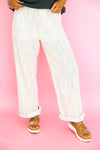Hall Pass Rainbow Striped Pants