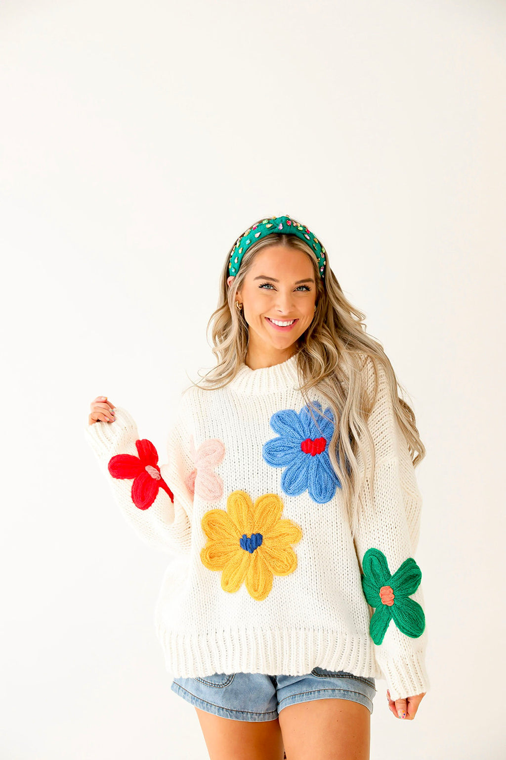 Hours Of Flowers Sweater