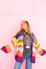 Color Outside the Lines Cardigan