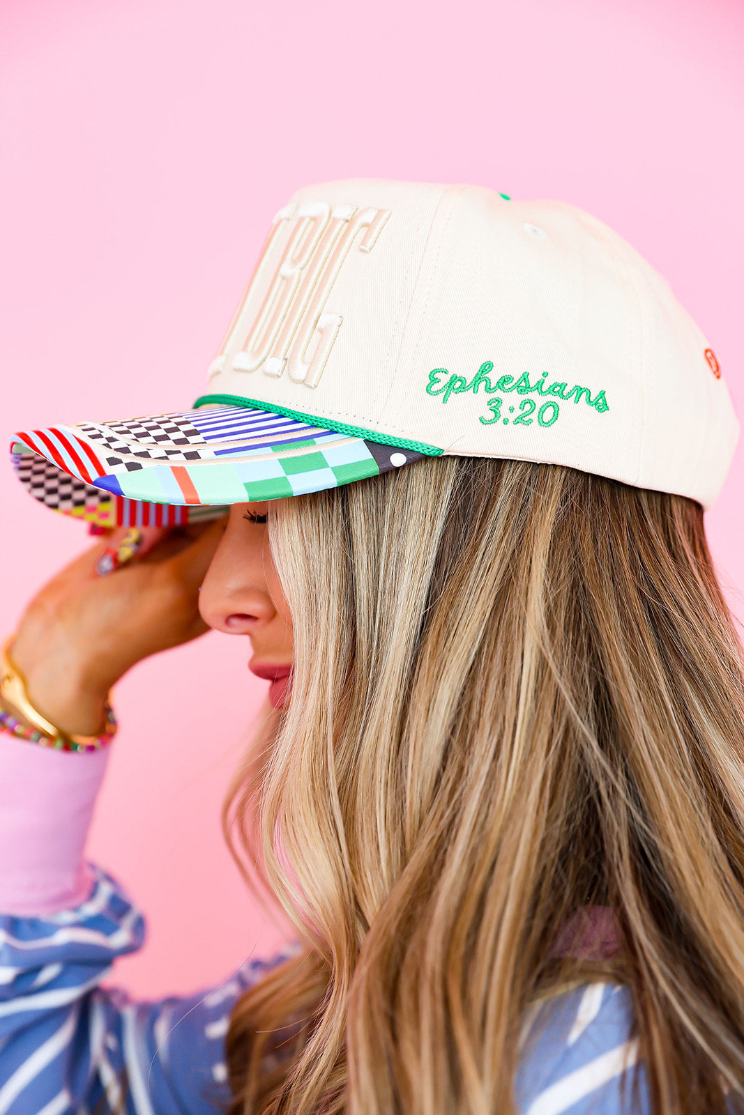 Pray Big Puff Embroidered Trucker Hat