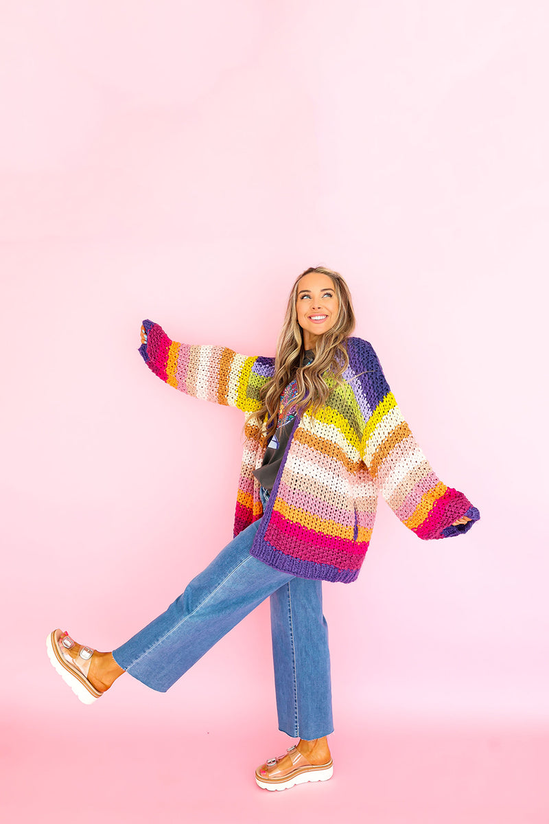 Color Outside the Lines Cardigan