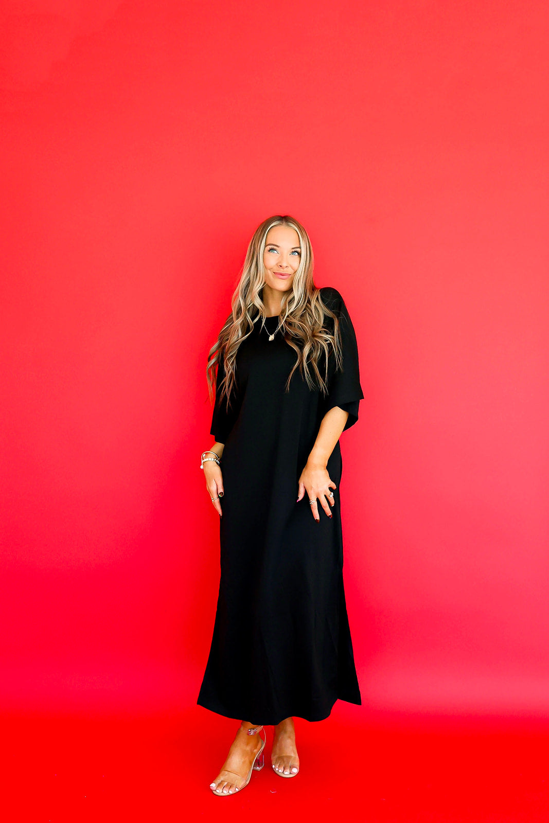 Silent Night Maxi Dress