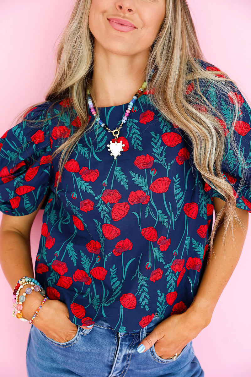 Poppy Punch Blouse