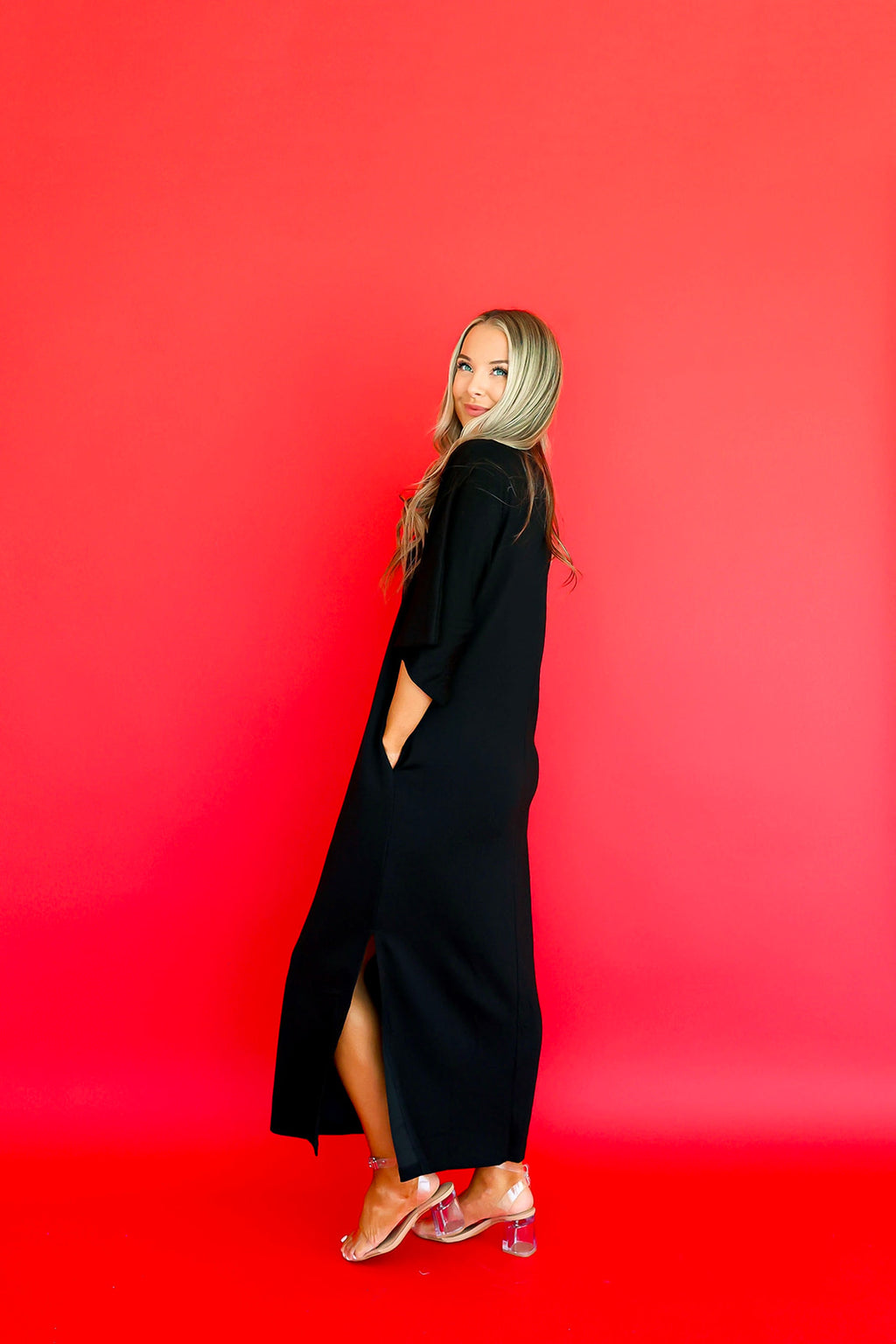 Silent Night Maxi Dress