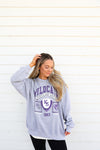 Kansas State Patch Sweatshirt-Thrifted