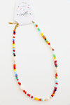 Crystal Flora Necklace-Multi