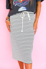Recess Ready Striped Skirt