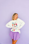 Lounge Luxe Skort- Purple
