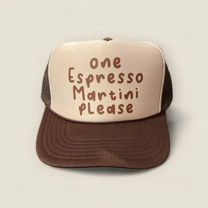 One Espresso Martini Please Trucker Hat