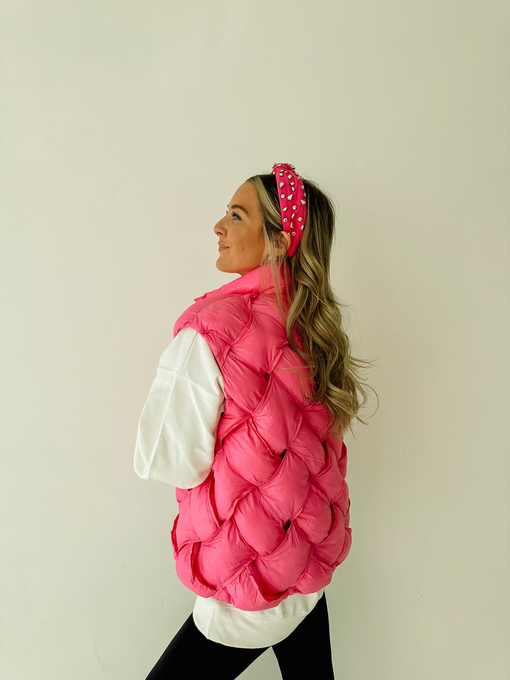 Barbie Woven Puffer Vest