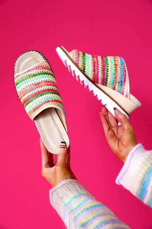 A Step Ahead Wedge Sandals