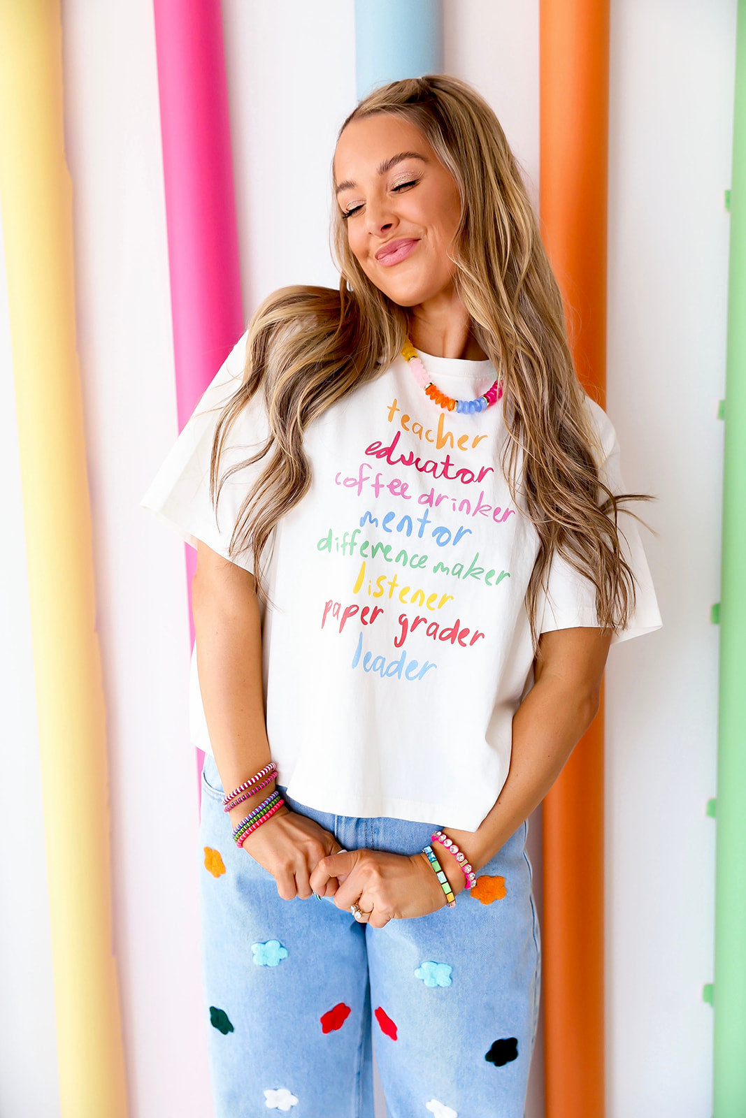 All The Hats Teacher Tee