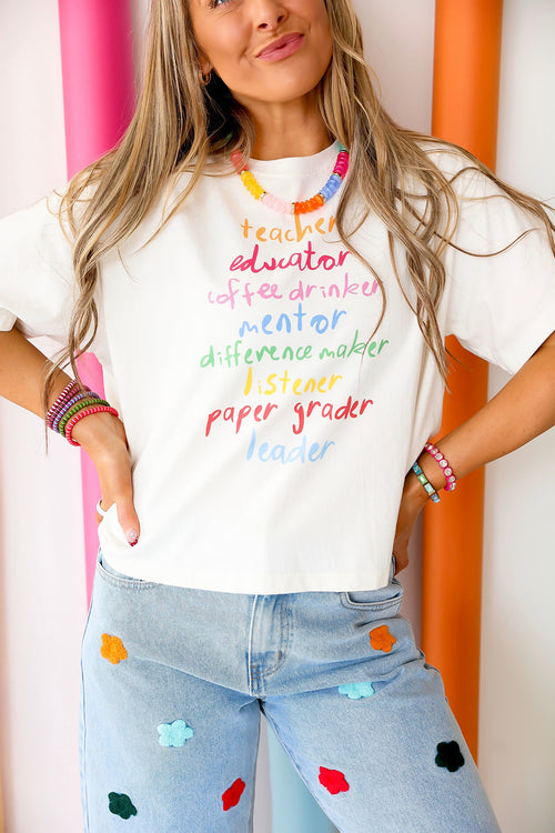 All The Hats Teacher Tee