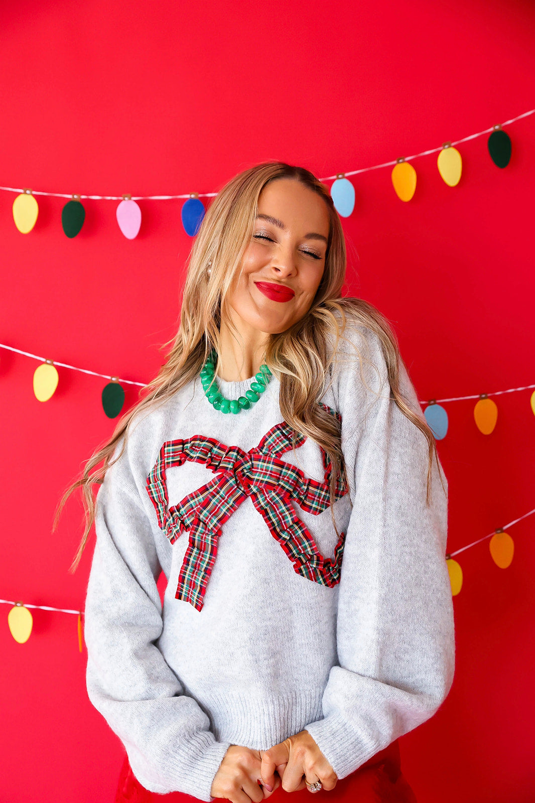 All Wrapped Up Bow Sweater