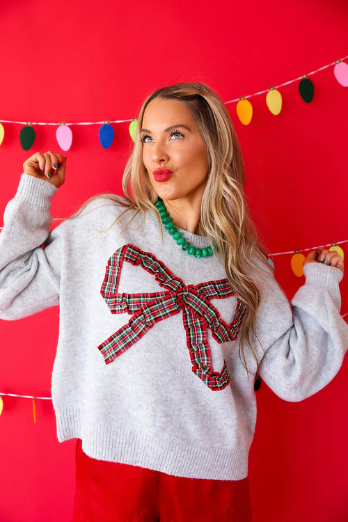 All Wrapped Up Bow Sweater