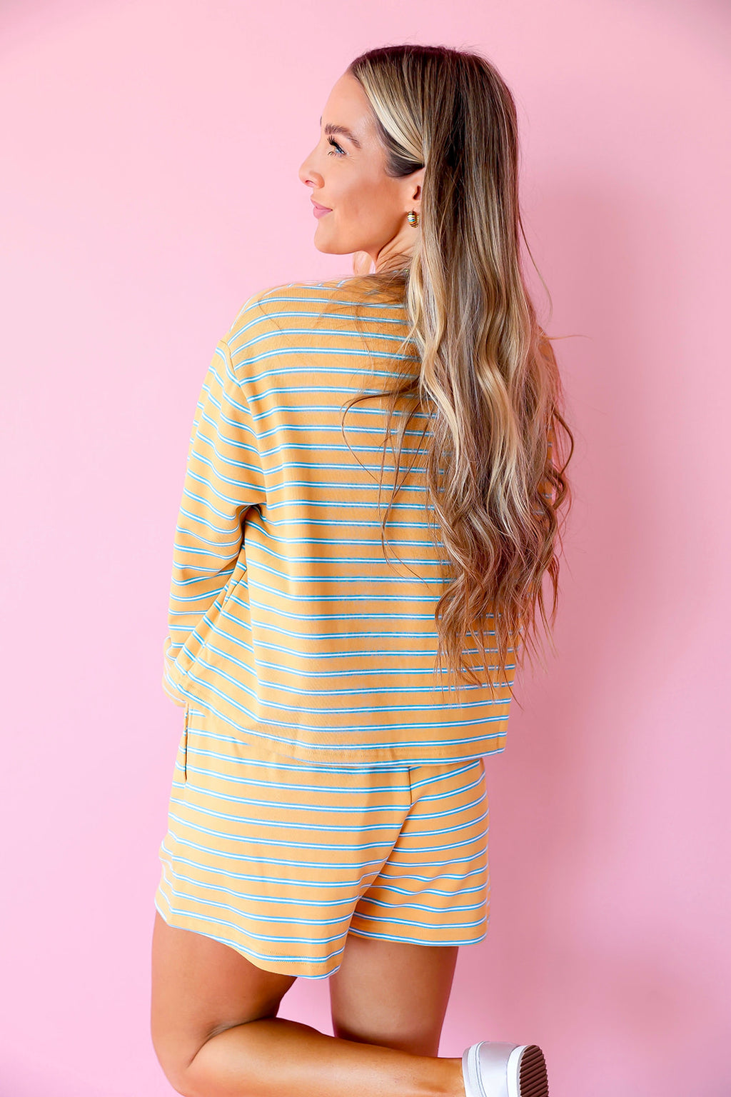 Always Something Fun Stripe Set – Mustard/Turquoise