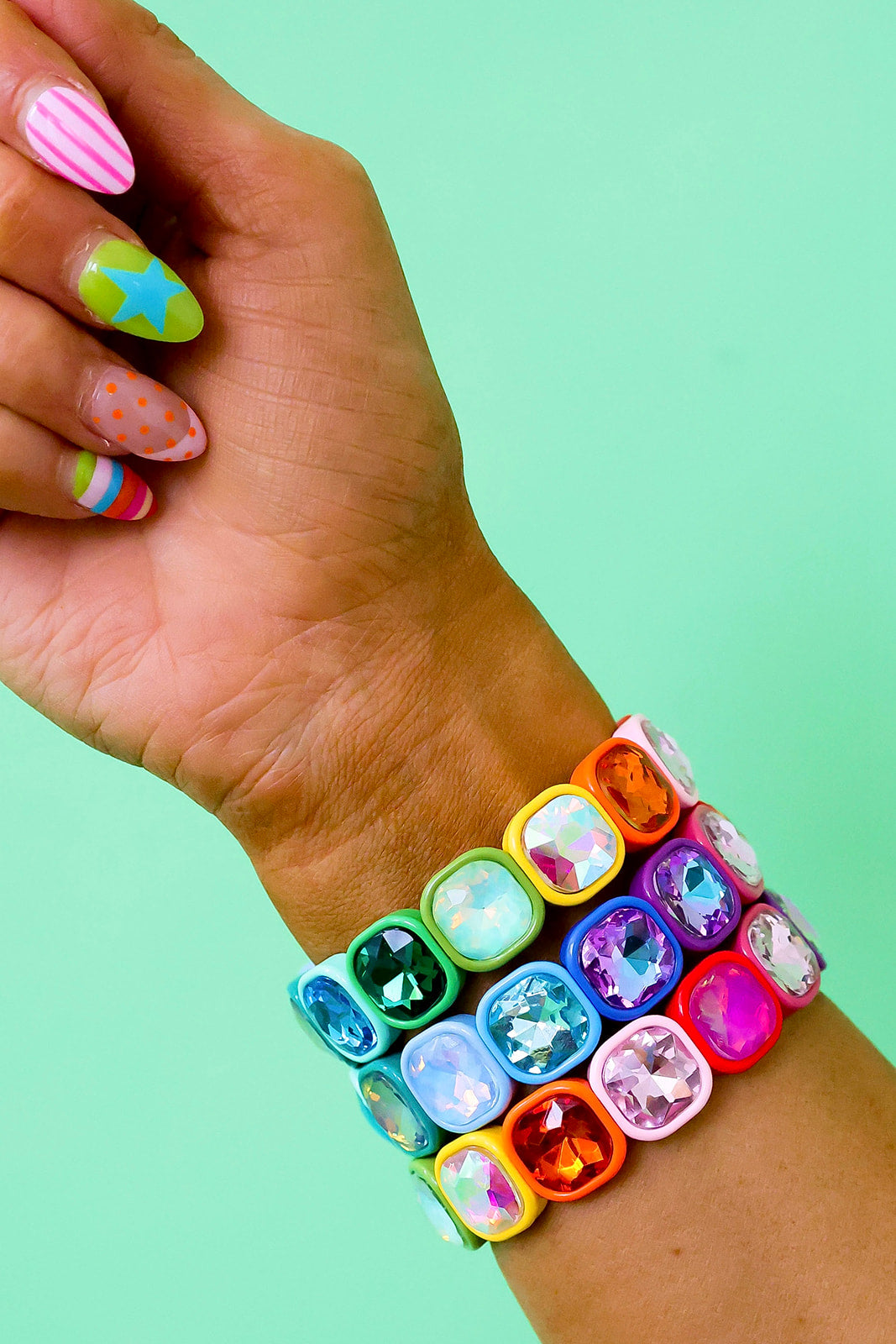 Prism Party Bracelet-Rainbow